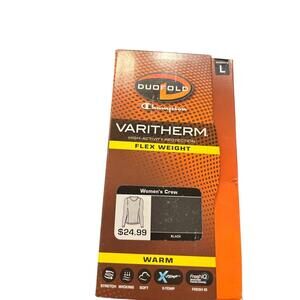 Duofold by Champion Women Crewneck Long Sleeve Thermal Underwear Tops